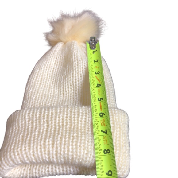 Hand-Knit Alpaca Blend Beanie with Removable Faux Fur Pom Pom Hat main image 10